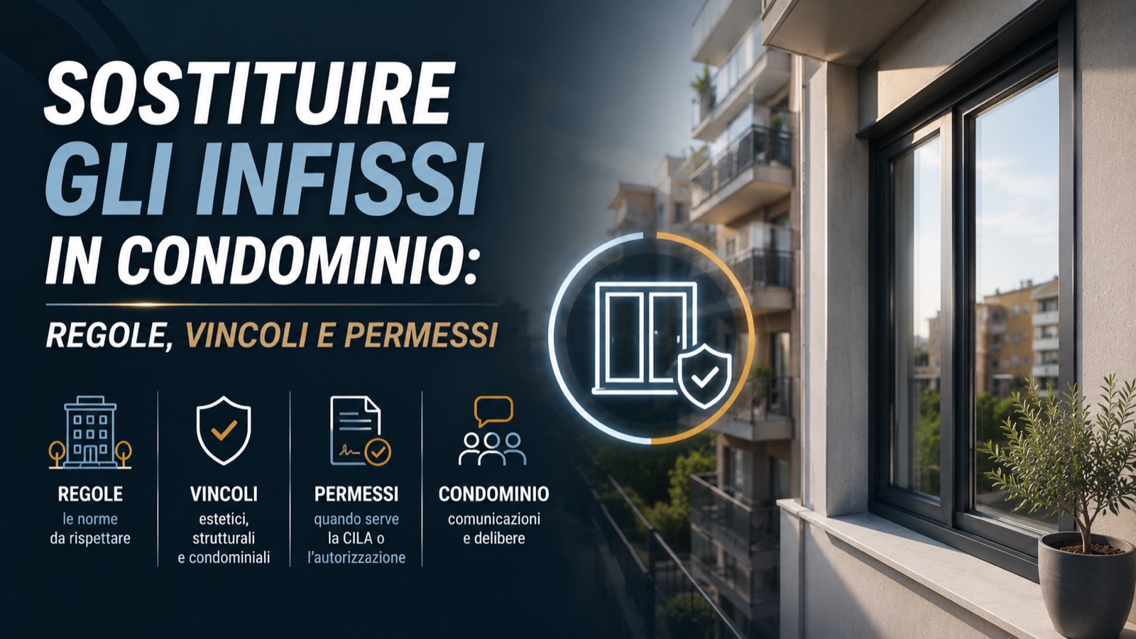 Sostituire gli infissi in condominio: regole, vincoli e permessi