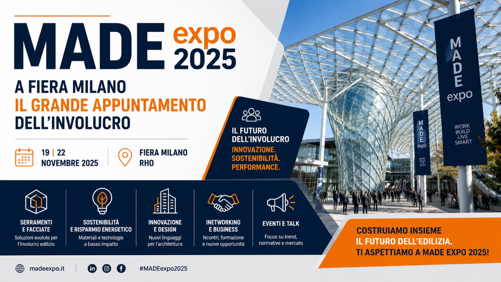MADE expo 2025: a Fiera Milano il grande appuntamento dell'involucro