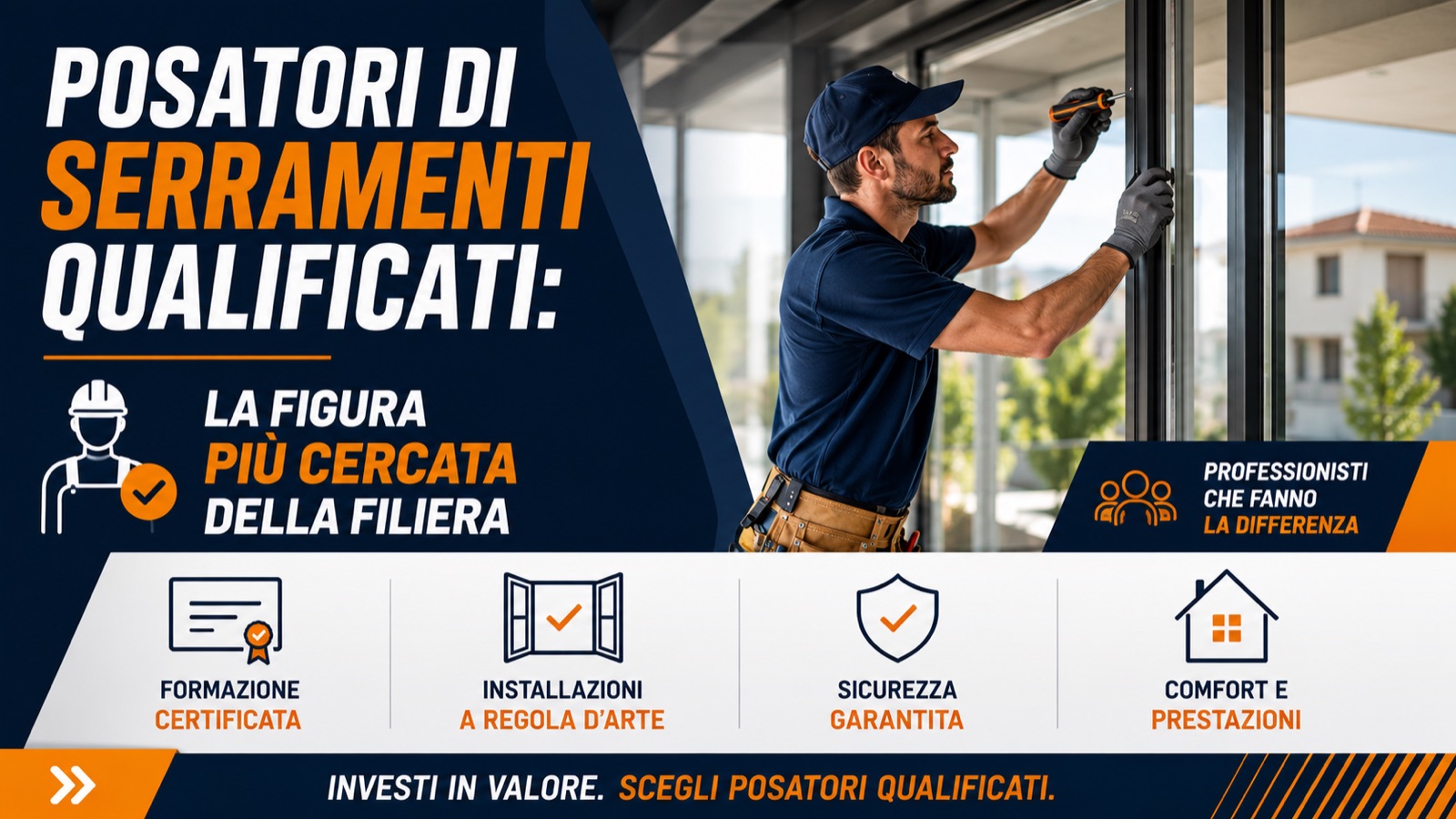 Posatori di serramenti qualificati: la figura più cercata della filiera