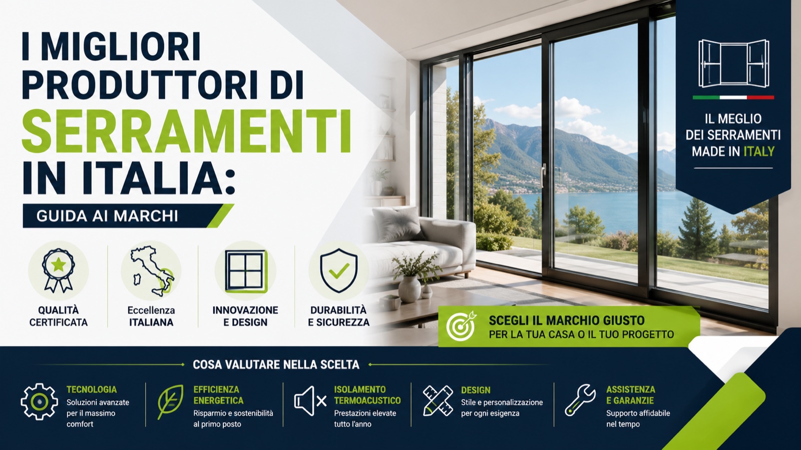 I migliori produttori di serramenti in Italia: guida ai marchi