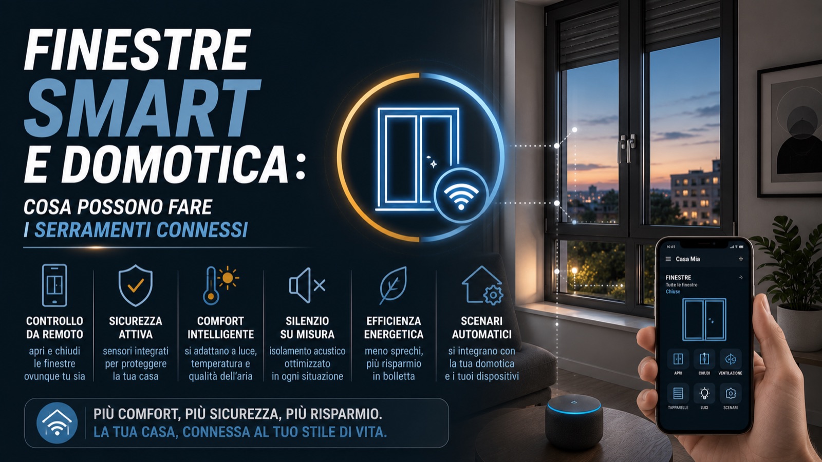 Finestre smart e domotica: cosa possono fare davvero i serramenti connessi